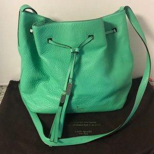 Kate Spade Kelly Green Bucket Bag